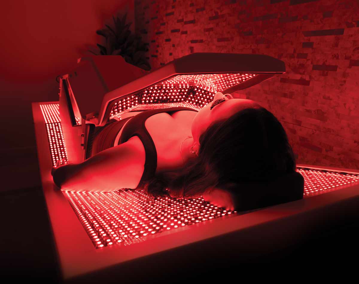 red light therapy bed